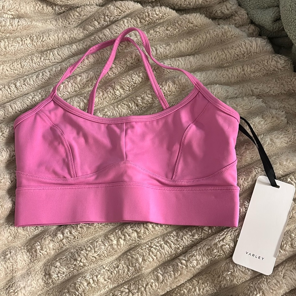 Varley Pink Sports Bra